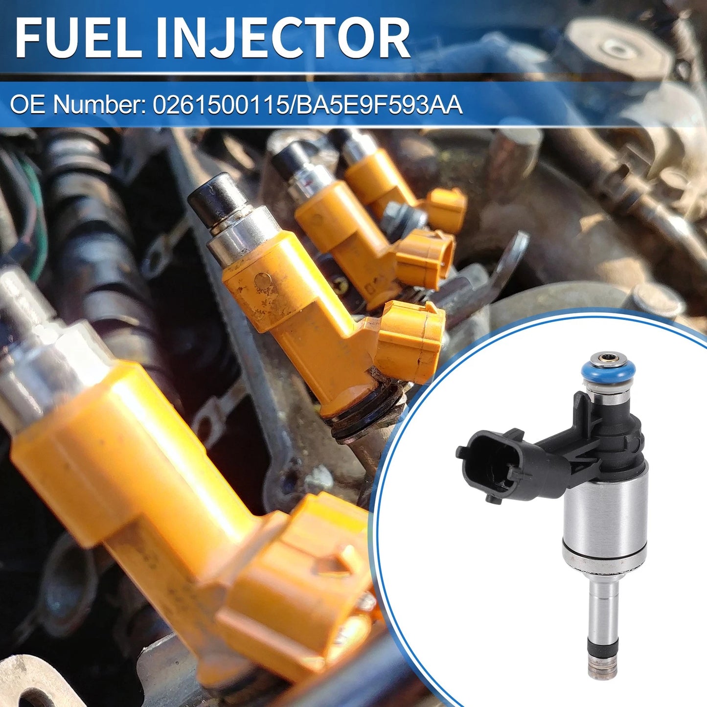 Fuel Injector 1 x No.0261500115 for Ford Explorer 3.5L (2013-2017)