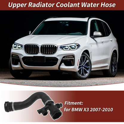 Upper Radiator Coolant Water Hose for BMW X3 2.5L 3.0L (2007-2010)
