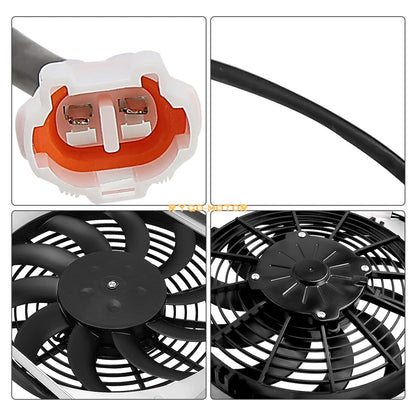 Radiator Cooling Fan Assembly for Yamaha Viking VI 700 (2014–2024)