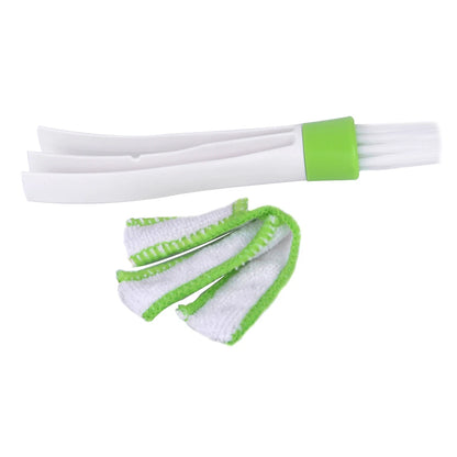 Double Head Cleaning Brush for Car Air Conditioning Vent & Window Dust Clean