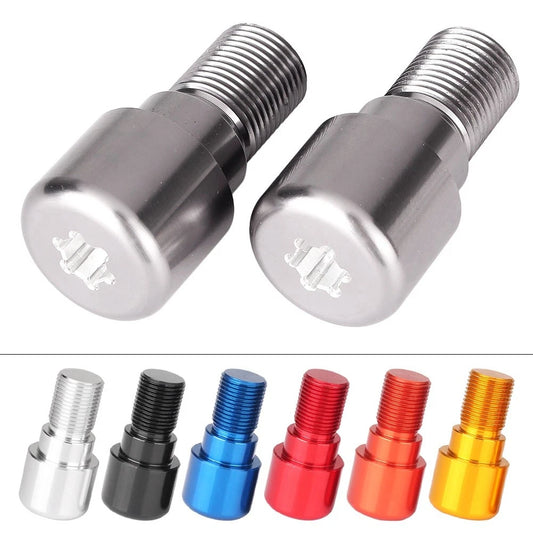 18mm Moto Dirt Bike Handlebar Grips & End Cap Plugs - 6 Colors
