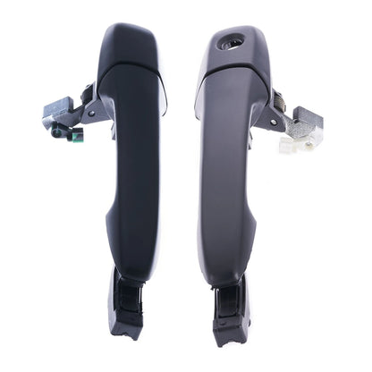 2 x Front Outer Door Handles Black for Mazda3 BK (2003-2009)