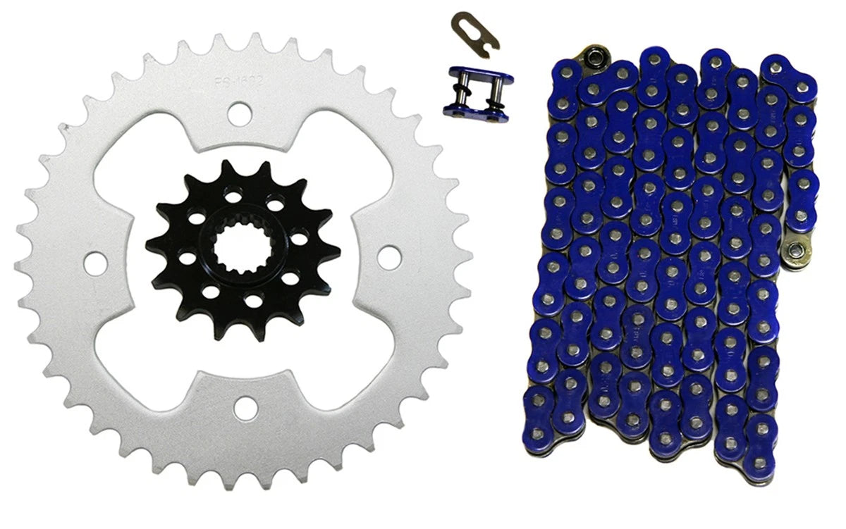 2 x O-Ring Drive Chain & 14/38 Sprockets for Polaris Outlaw 525 S