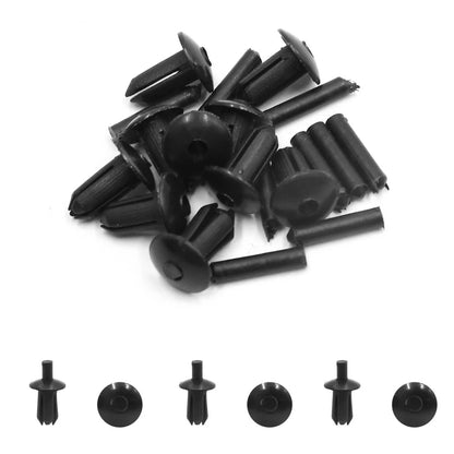 10 x 5mm Black Plastic Rivets Clips for BMW E46 (2000-2006)