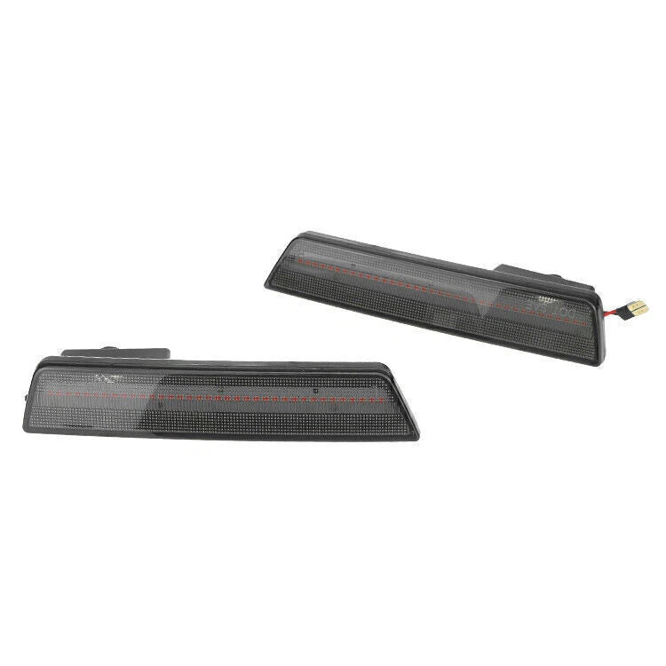 Smoked Red LED Rear Side Marker Lights for 2008-2014 Dodge Challenger (08-14)