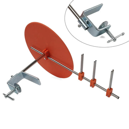 10" Disc Binding & Tape Holder Reel with Mounting Clamp for Sewing Machine