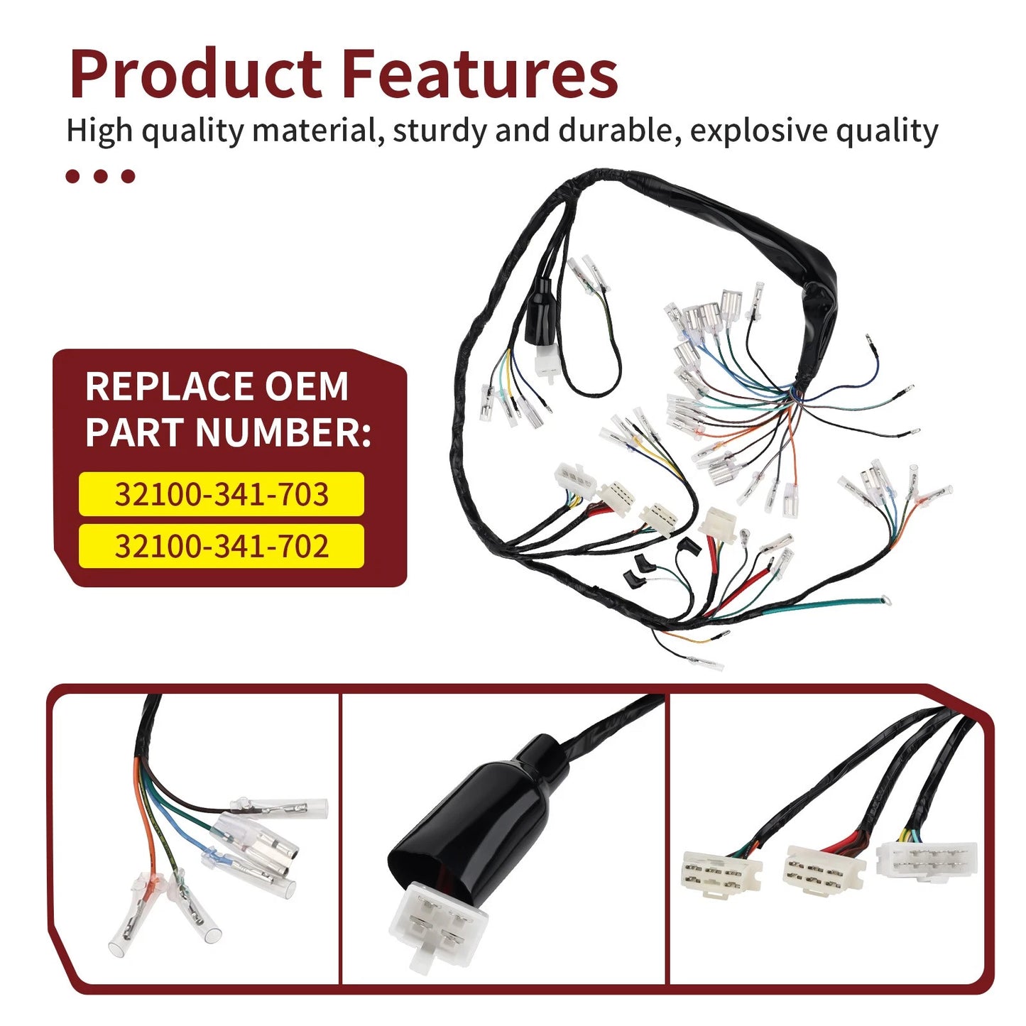Main Wire Harness for Honda CB750 K Series (73-75)