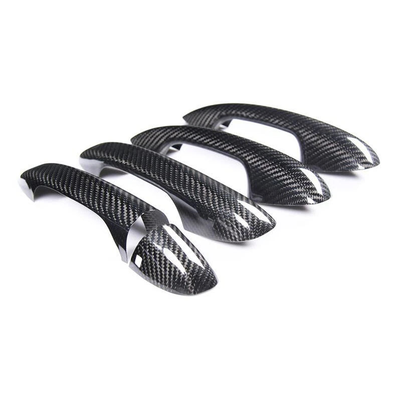 Carbon Fiber Exterior Door Handle Cover fit for Benz W205 C Class  GLC 2014-2018