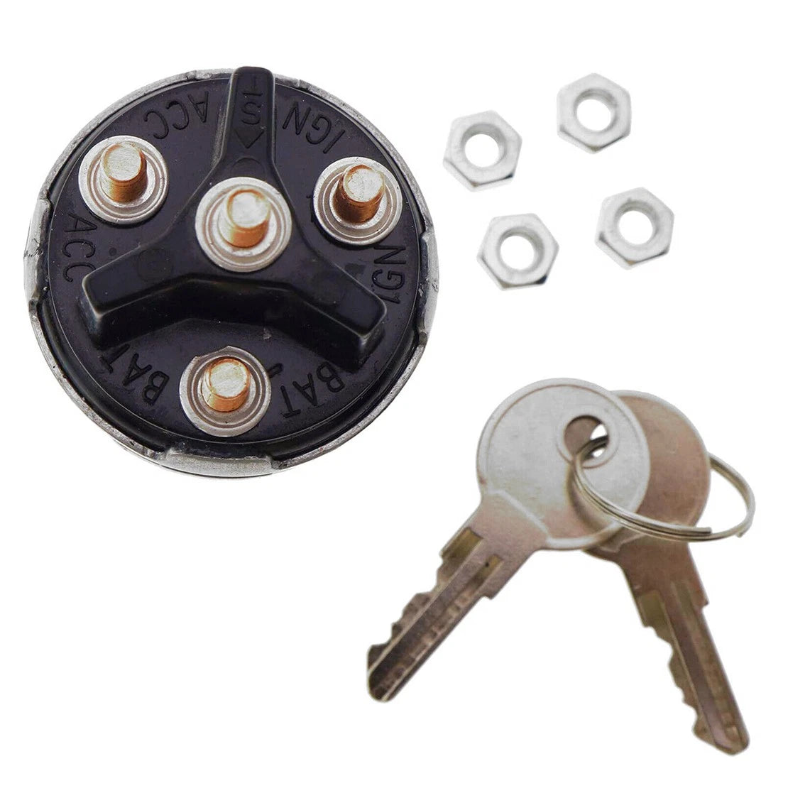 Ignition Switch Key for Ford/New Holland (Fits 529713, 80641833)