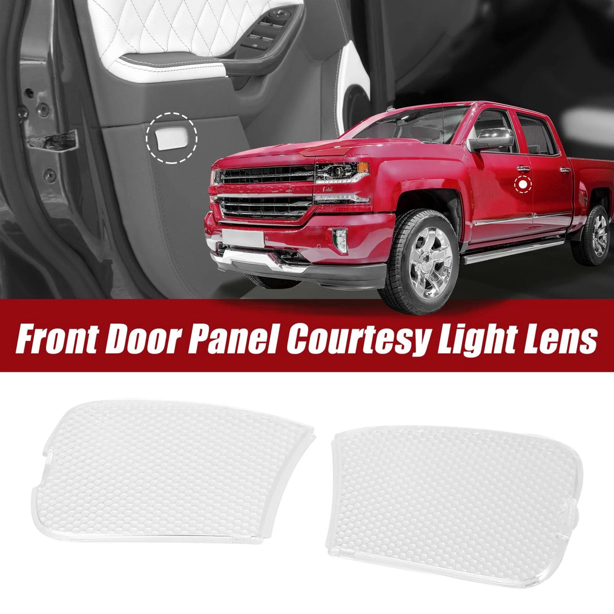 Front Door Panel Courtesy Light Lens for Ford F-150 F-250 Lobo (2004-2014)