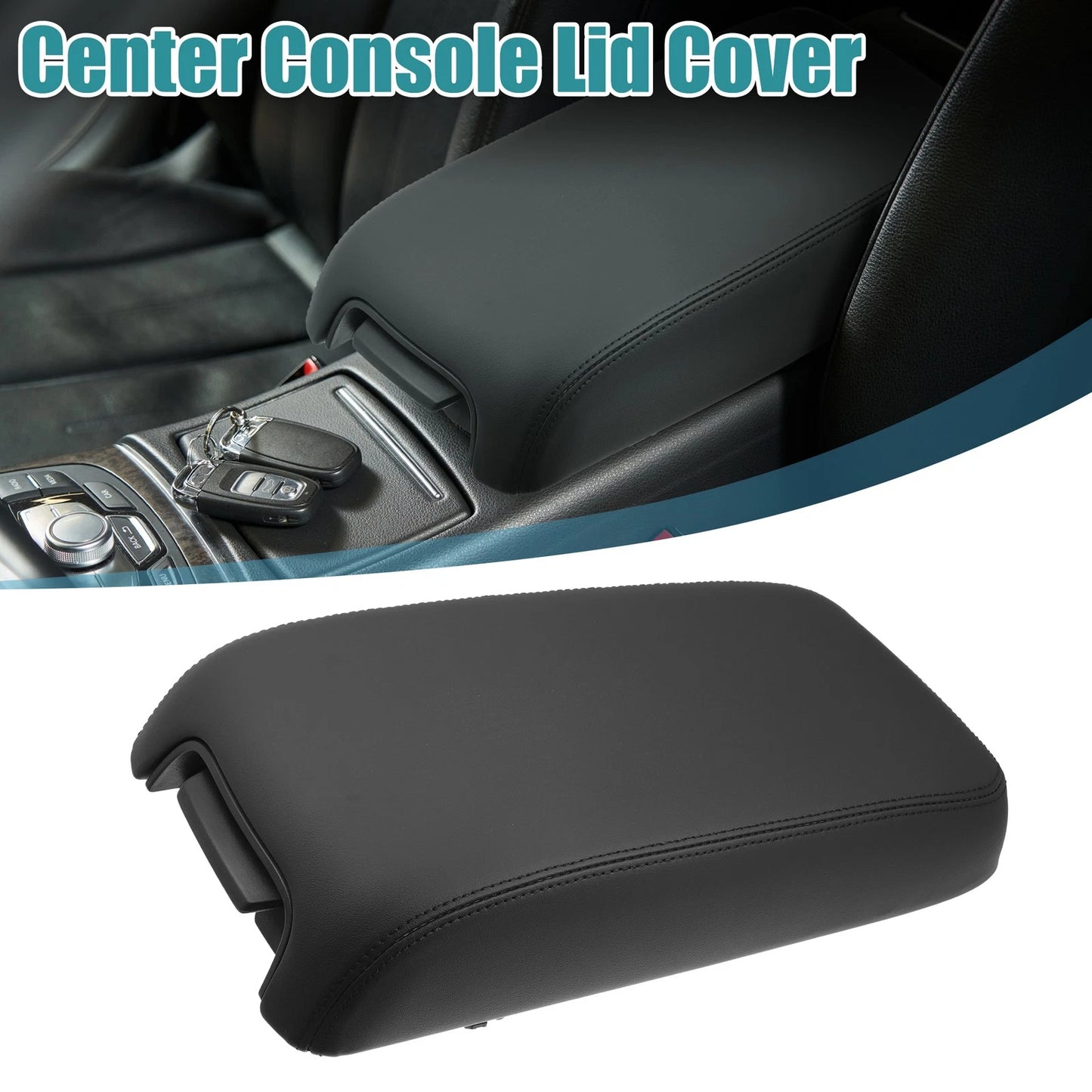 Center Console Lid for Dodge Charger (2011 - 2018) Black