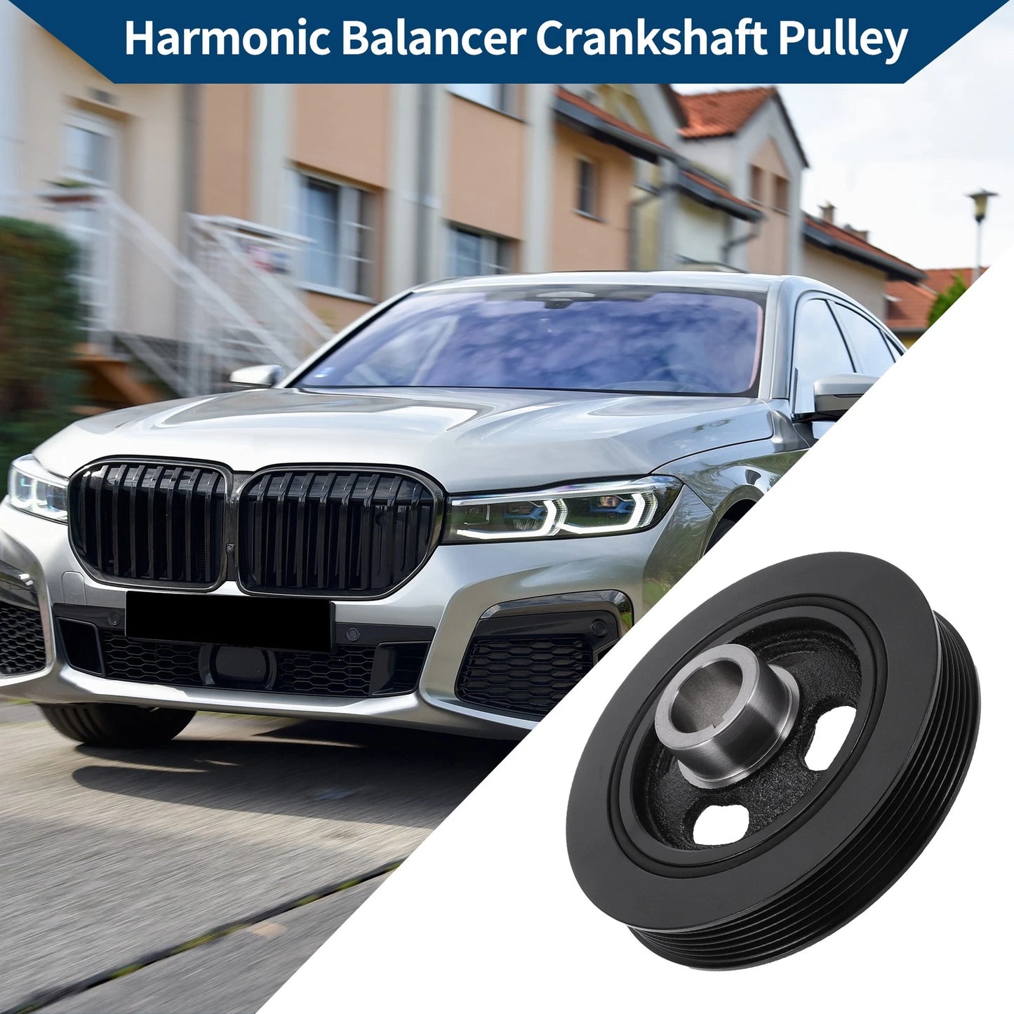 Harmonic Balancer Crank Pulley for Dodge Journey 2009-2023 6 Groove