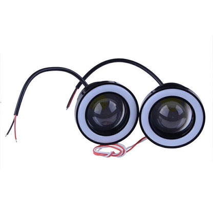 3.5in Angel Eye White Halo Ring LED Fog Lights