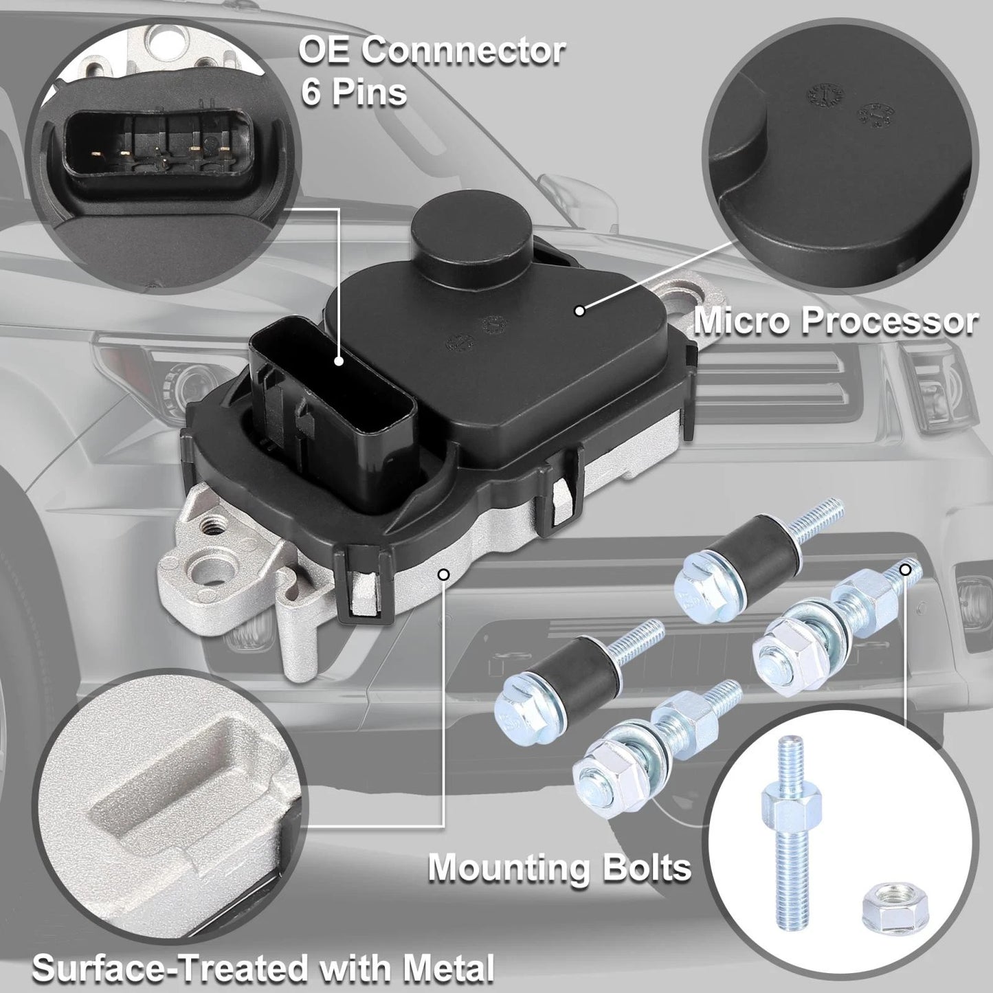 Fuel Pump Driver Module Set with Bolts for Ford Lincoln (2000-2006)