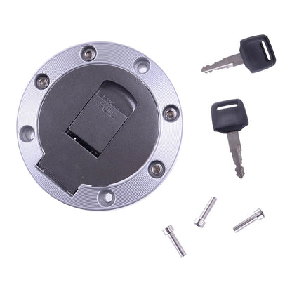 Locking Fuel Tank Gas Cap Cover w/ 2 Keys for Universal Modified Sk (N/A)