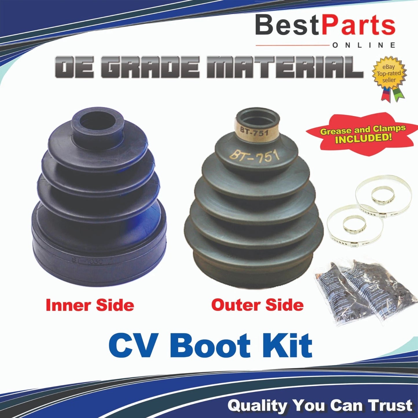 CV Axle Boot Repair Front Right for Nissan GT-R (2009–2016)