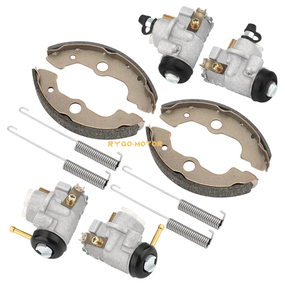 Front Brake Wheel Cylinders All 4 W/Shoes for Honda Rancher TRX350 (2000–2003)