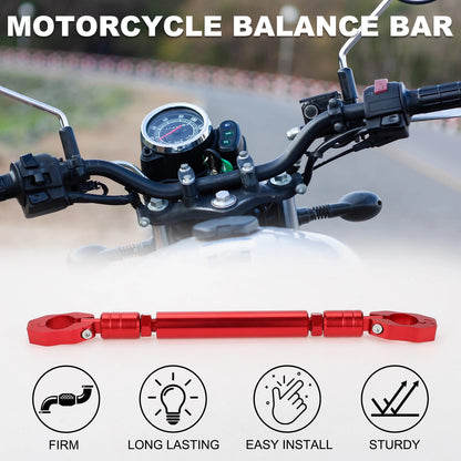 Balance Bar / 1 Set / Adjustable Handlebars Red with Small Wrench for Motorcycle