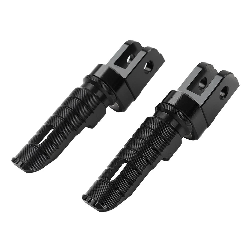 Black Front Footrest Pegs for BMW R Nine T Scrambler/Pure, F900R, F900XR (20-23)