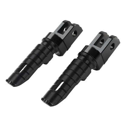 Black Front Footrest Pegs for BMW R Nine T Scrambler/Pure, F900R, F900XR (20-23)