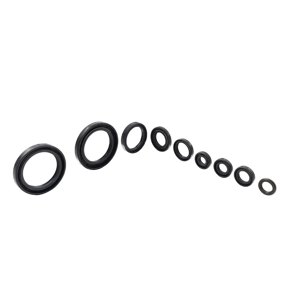 9 x Engine Oil Seal Kit for Honda CRF450X (2005-2009, 2012-2017)