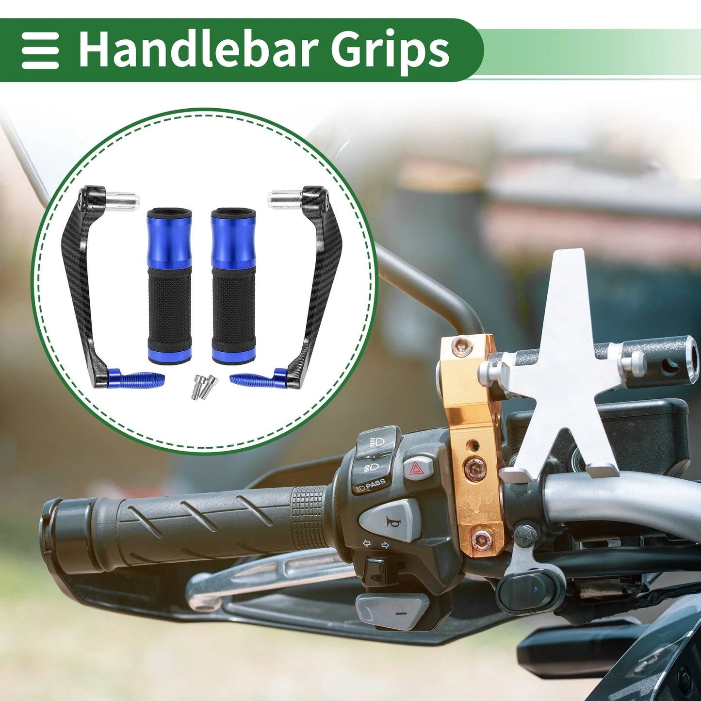 Hand Grips Cover Aluminum Alloy for Motorcycle