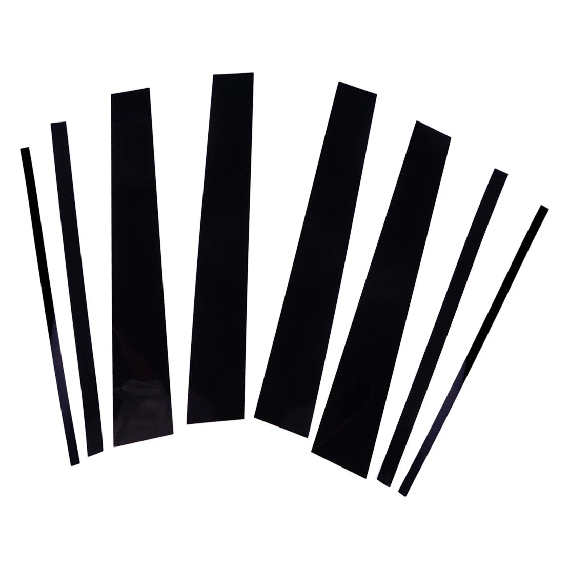 8Pcs Door Window Pillar Decal Covers for Lexus GX460 (2010-2022)