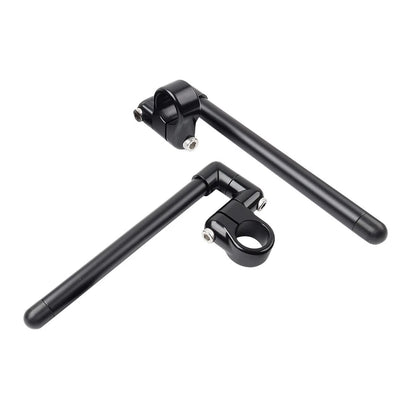 36MM Clip-On Handlebar for Motorcycle Cafe Racer - Black