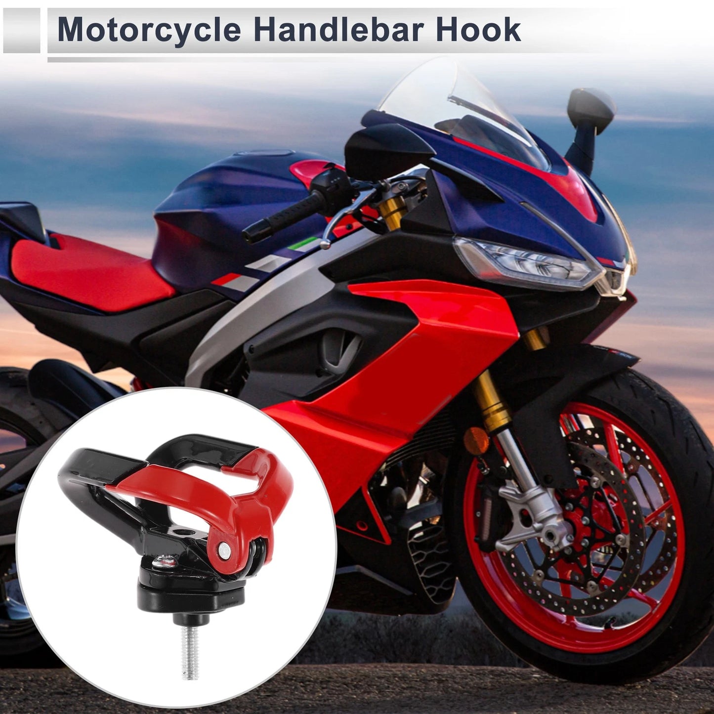 1 Pc Butterfly Open-closed Double Hook Motorcycle Hanging Hook for Motorcycle