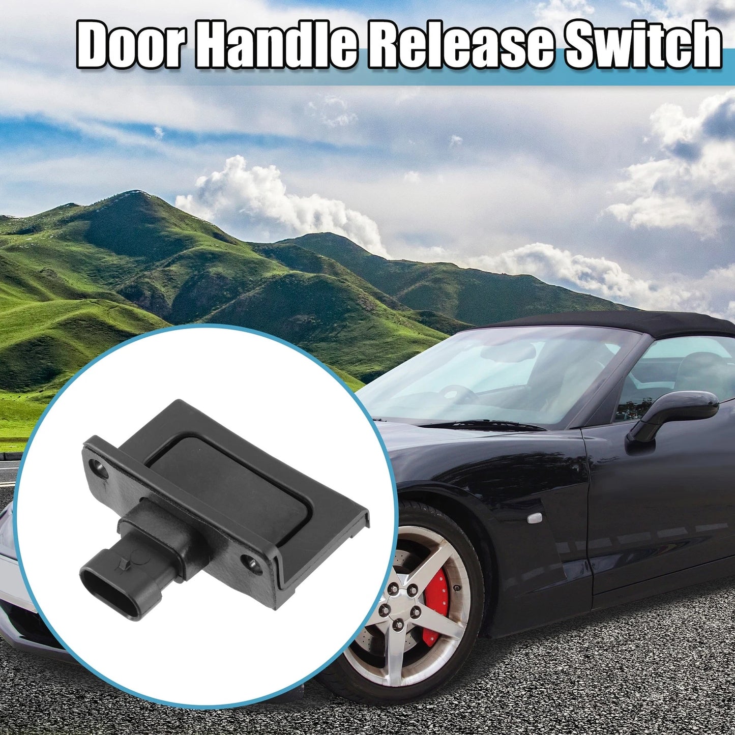 Door Latch Exterior Release Switch 1 x for Chevrolet Corvette C6 (2005-2013)