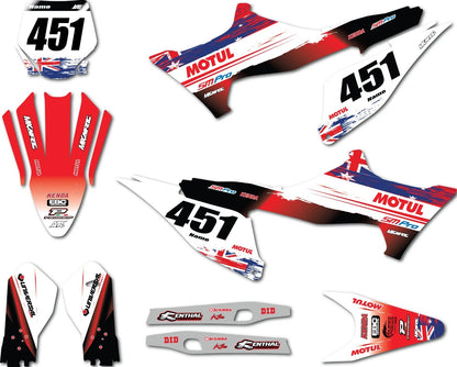 Stark Varg Decals Stickers for 2023-2025 Model Aussie Pride Style