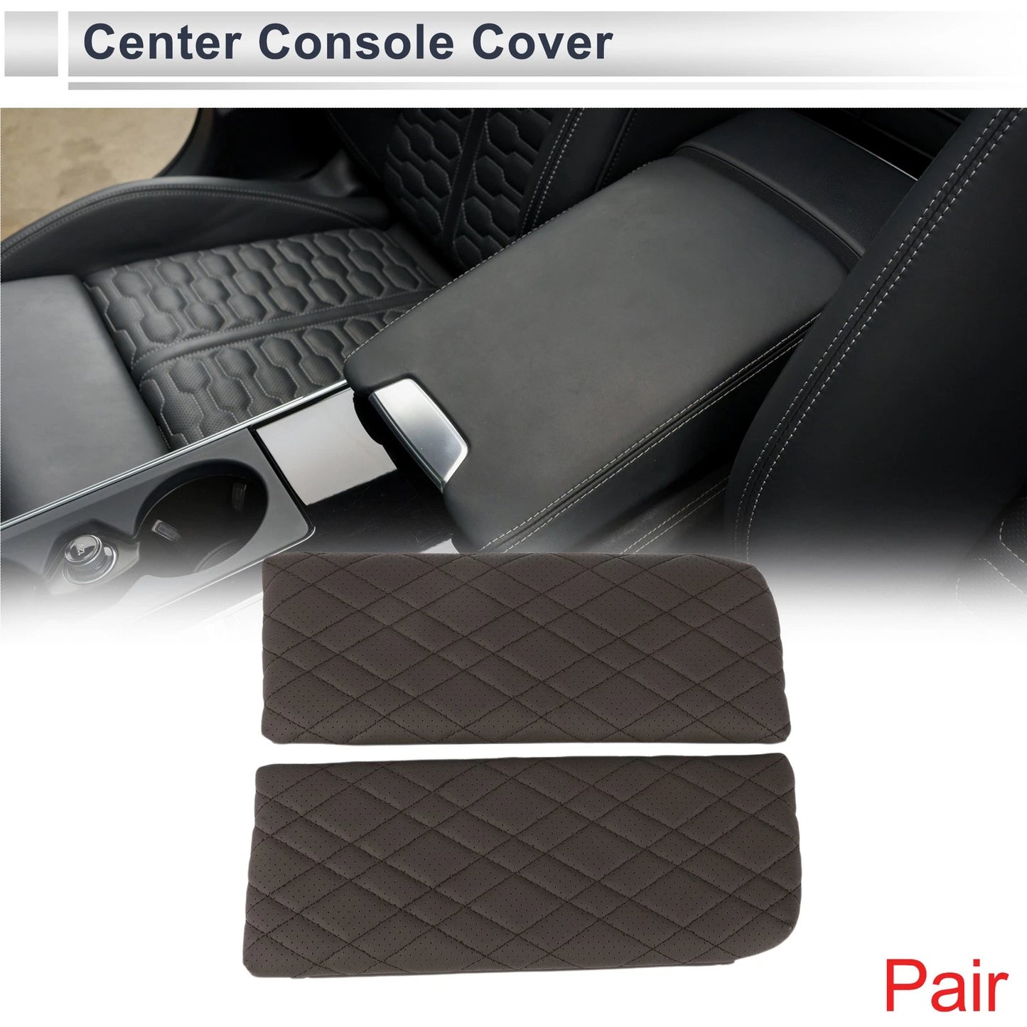Center Console Cover with Storage Bag for BMW X7 (2019-2023) 1 Pair