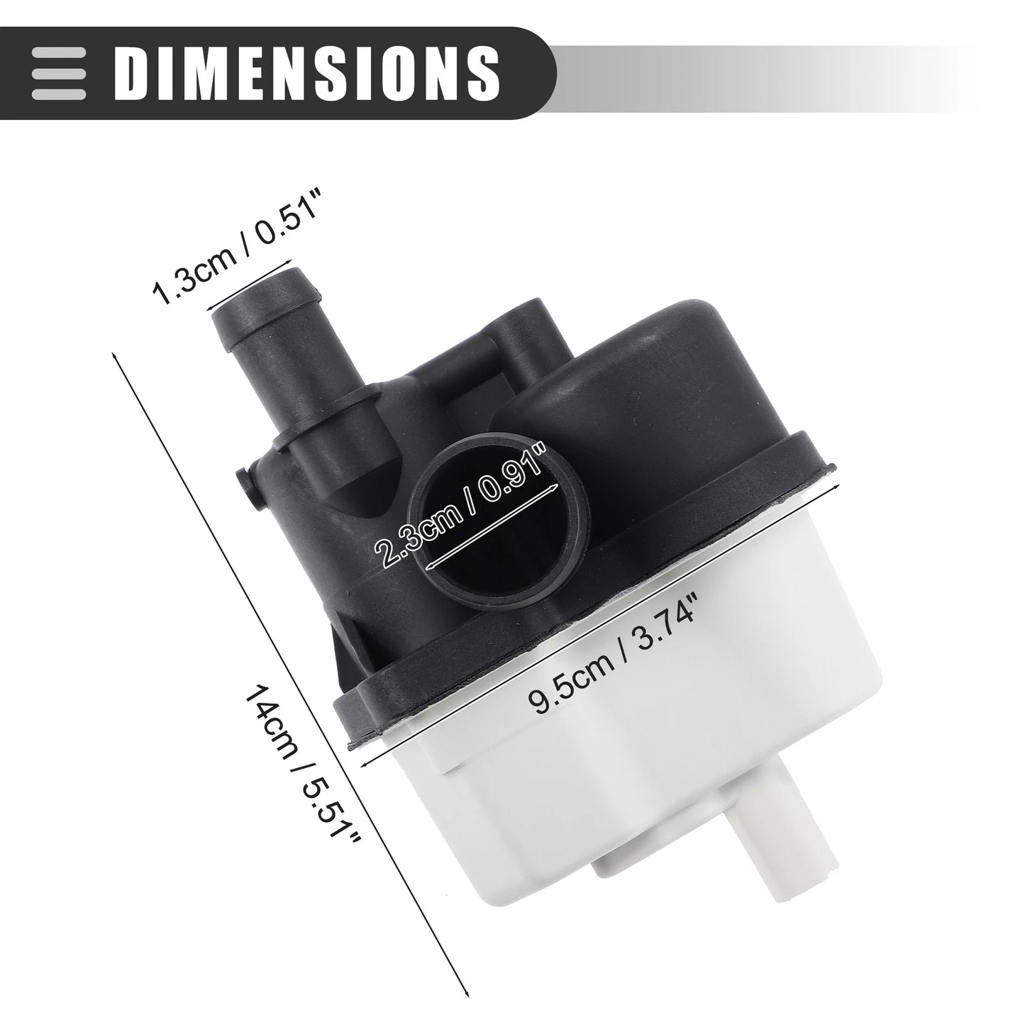 Fuel Vapor Leak Detection Pump for BMW (Plastic, Metal) (2000-2006)