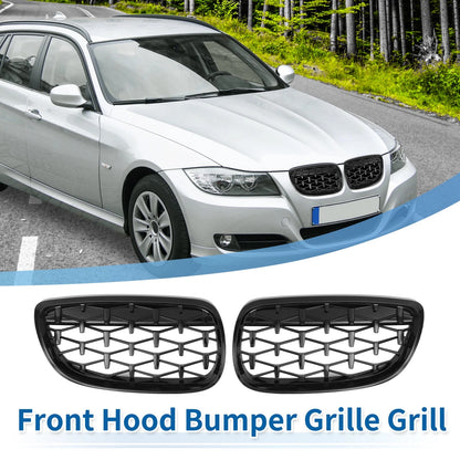 1 x Front Hood Bumper Grille for BMW 328xi M3 335xi 328i 335i Black