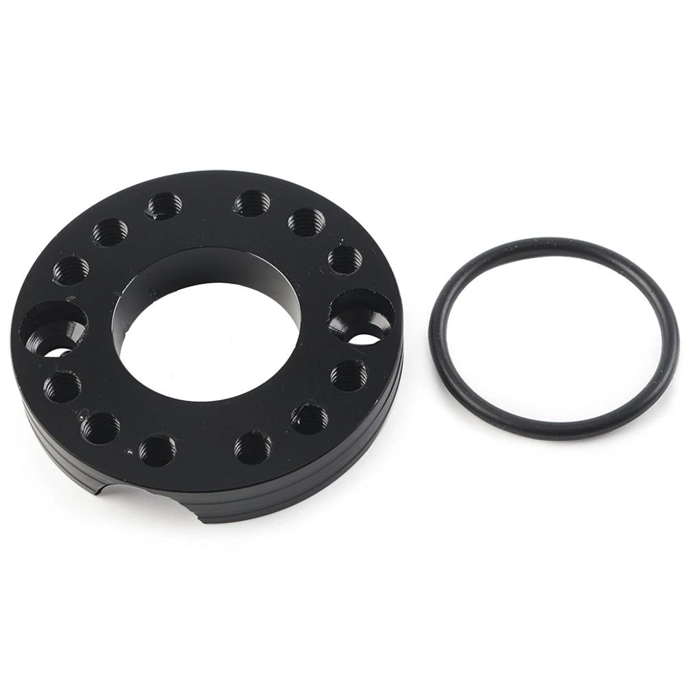 Black Carb Adjuster Carburetor Inlet Manifold Spinner Plate for Pit Bike Quad
