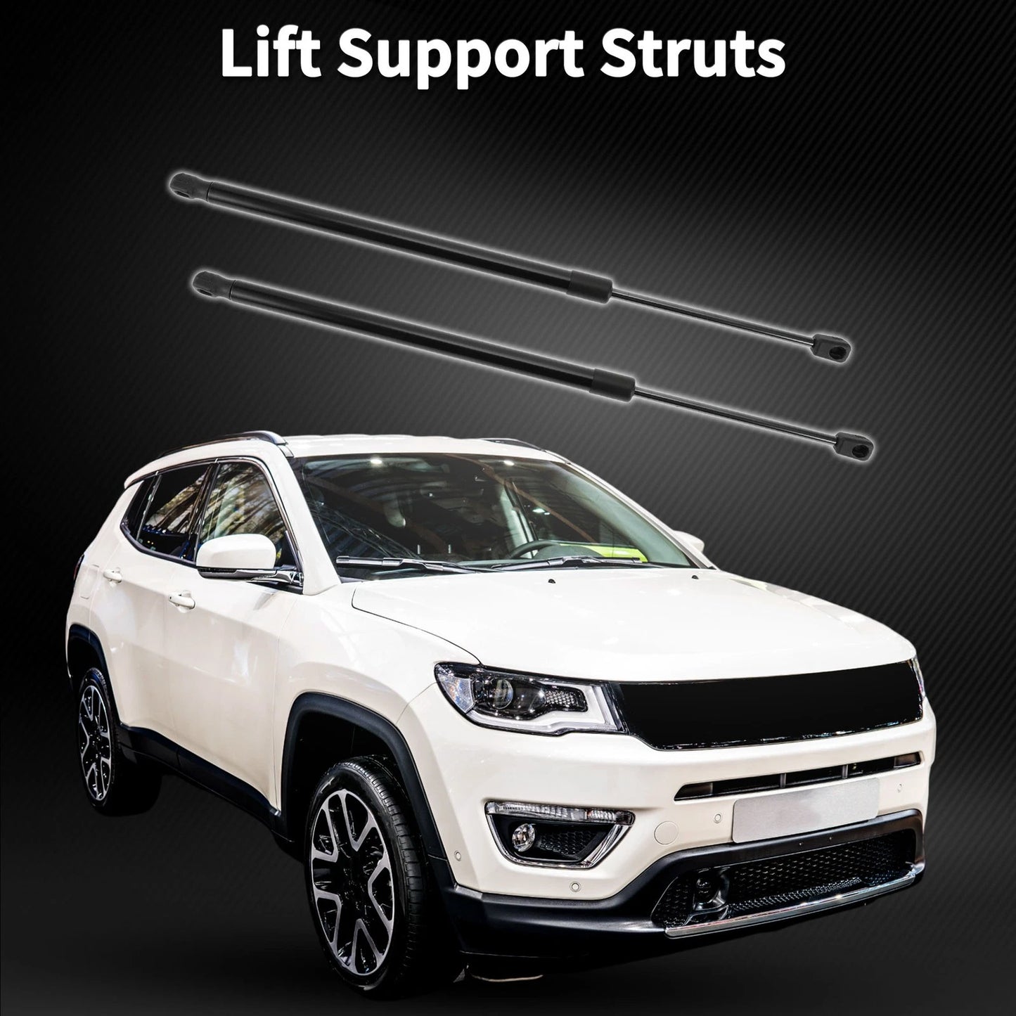 Rear Hatch Lift Supports for Jeep Compass (2007-2017) - Gas Springs (2 x)