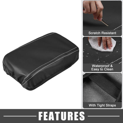 Armrest Cushion Center Console Black White for Toyota Corolla Cross (2022–2023)