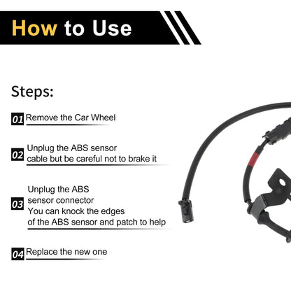 ABS Wheel Speed Sensor for Kia K3 (2013-2018) Rear Right