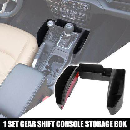 Gear Shift Console Storage Box Tray Organizer for Jeep Wrangler (2007-2018)