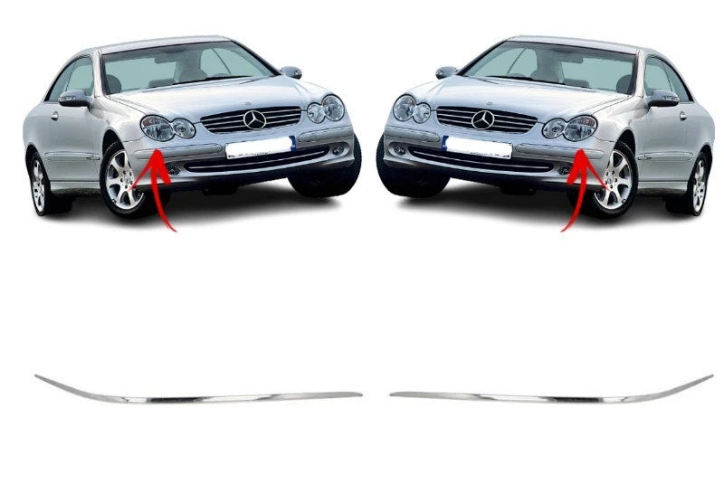 1 x Bumper Trim for Mercedes Benz CLK320 CLK500 Side impact strip (2003–2005)