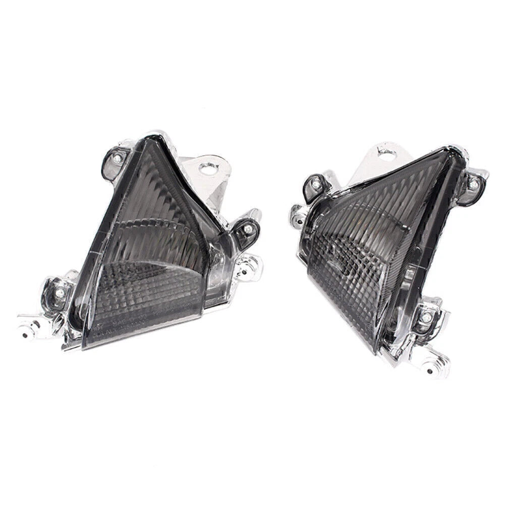 Smoke Front Turn Signal Light Lens Cover for Kawasaki Ninja ZX-10R (2004-2005)