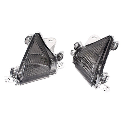Smoke Front Turn Signal Light Lens Cover for Kawasaki Ninja ZX-10R (2004-2005)