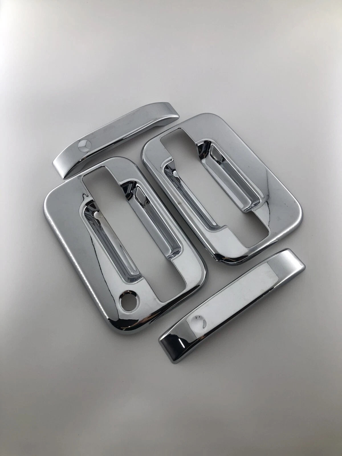 Tailgate & Front Door Handle Bowl Chrome Cover Trim for Ford F-150 (2004-2014)