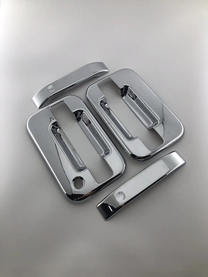 Tailgate & Front Door Handle Bowl Chrome Cover Trim for Ford F-150 (2004-2014)