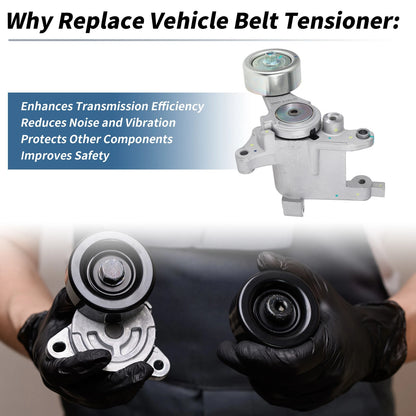 Belt Tensioner for Toyota Hilux 2001-2015 (2 x No.166200L010, 1662030031)