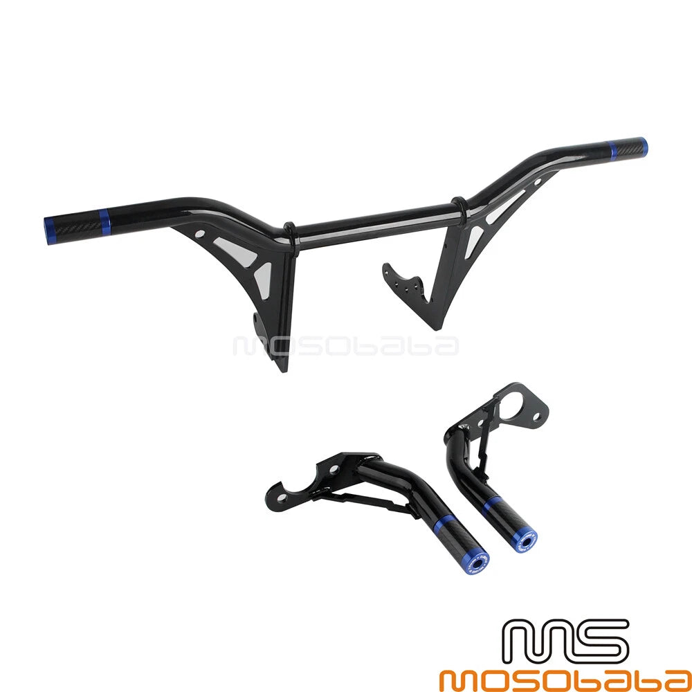 Front & Rear Crash Bar Frame Sliders for Harley Softail Street Bob Low Rider (2018-2024)