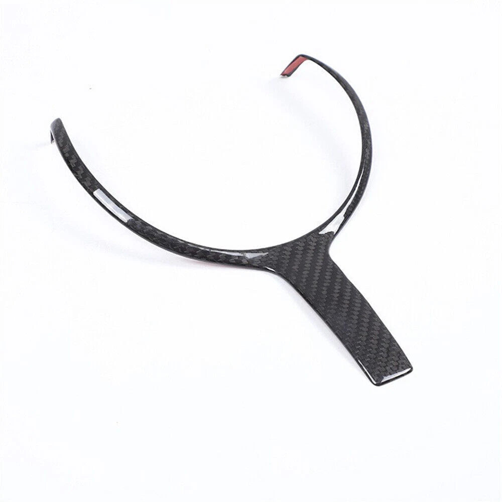 Black Carbon Fiber Look Steering Wheel Trim for BMW M-Sport F10 F06 F12 F13 F32
