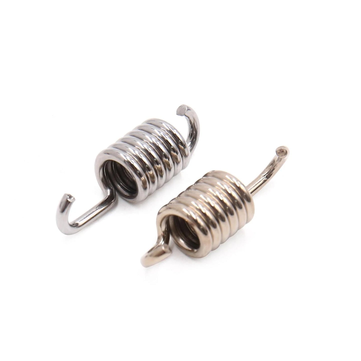 3pcs/Silver Tone Scooter Motorcycle Exhaust Muffler Pipe Swivel Spring for GY6