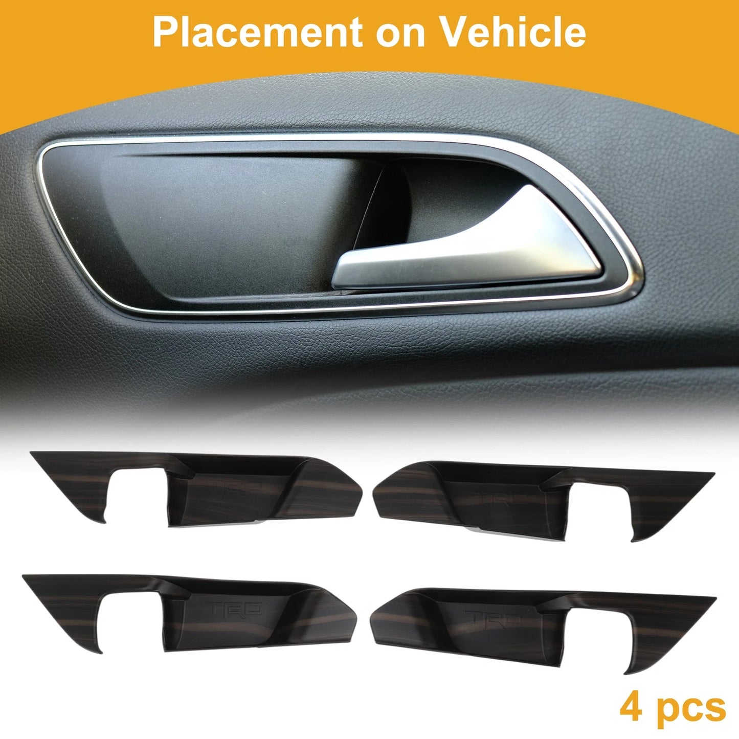 Interior Door Handle Bowl Cover Trim for Toyota RAV4 (2019–2025)