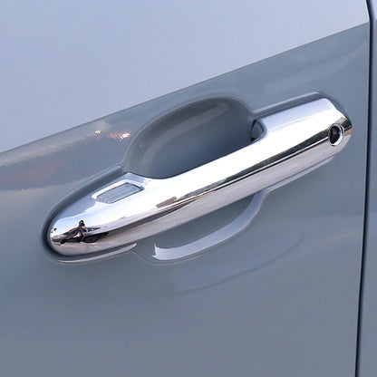 Chrome Style Side Door Handle Decor Cover Trim for 2020-2023 Toyota Highlander (2020-2023)